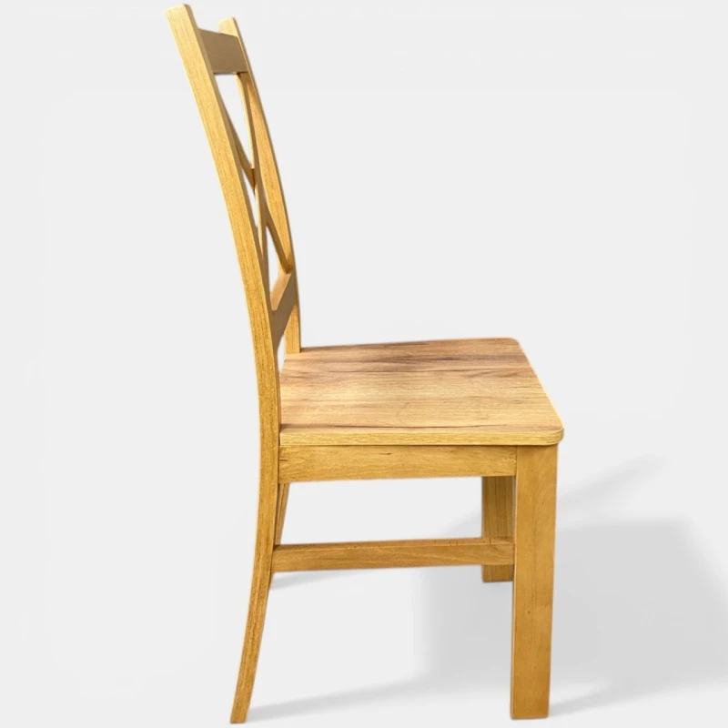Krzesło drewniane dąb craft złoty do jadalni salonu kuchni restauracji seatbetter