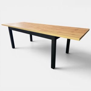 Stół rozkładany drewniany 100x200/300 dąb craft do jadalni salonu masywny seatbetter