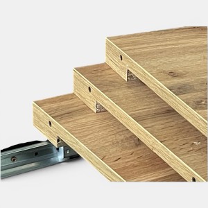 Duży stół rozkładany czarny blat dąb craft 90x170/250 do salonu seatbetter